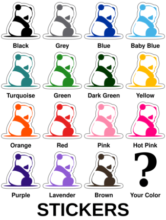 Sad Panda Stickers